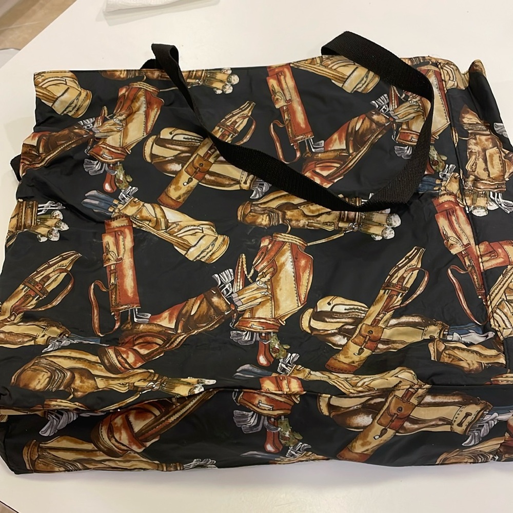 Nicole Miller golf theme tote bag  O / S